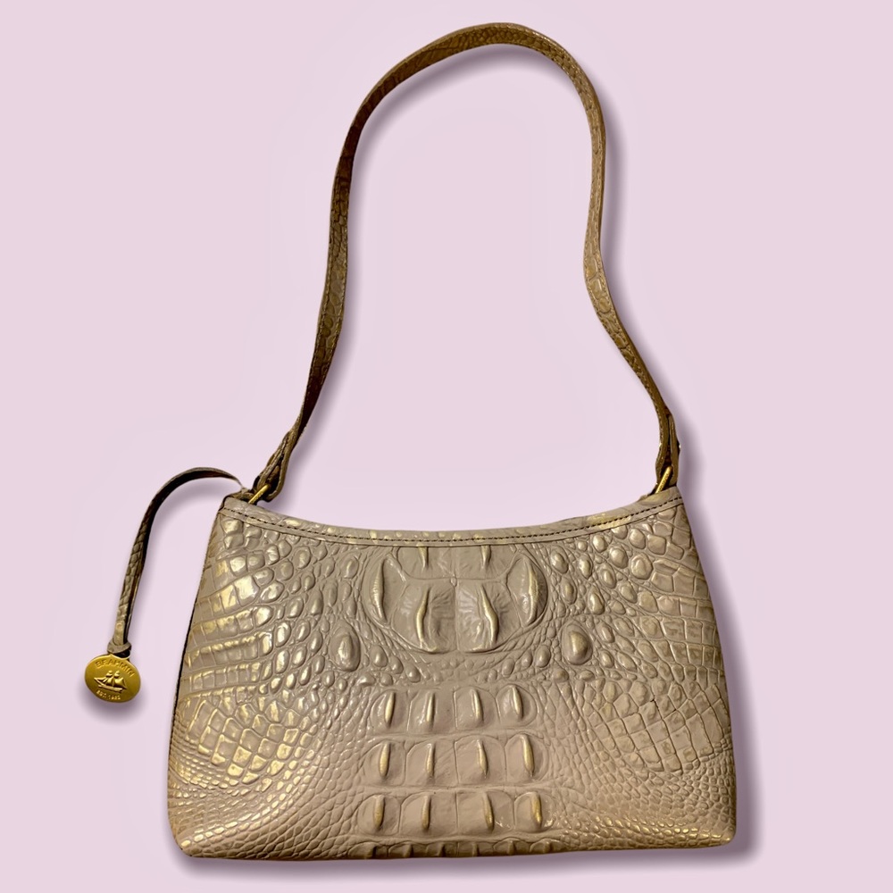 Brahamin Anytime Mini Vanilla White Melbourne Bag